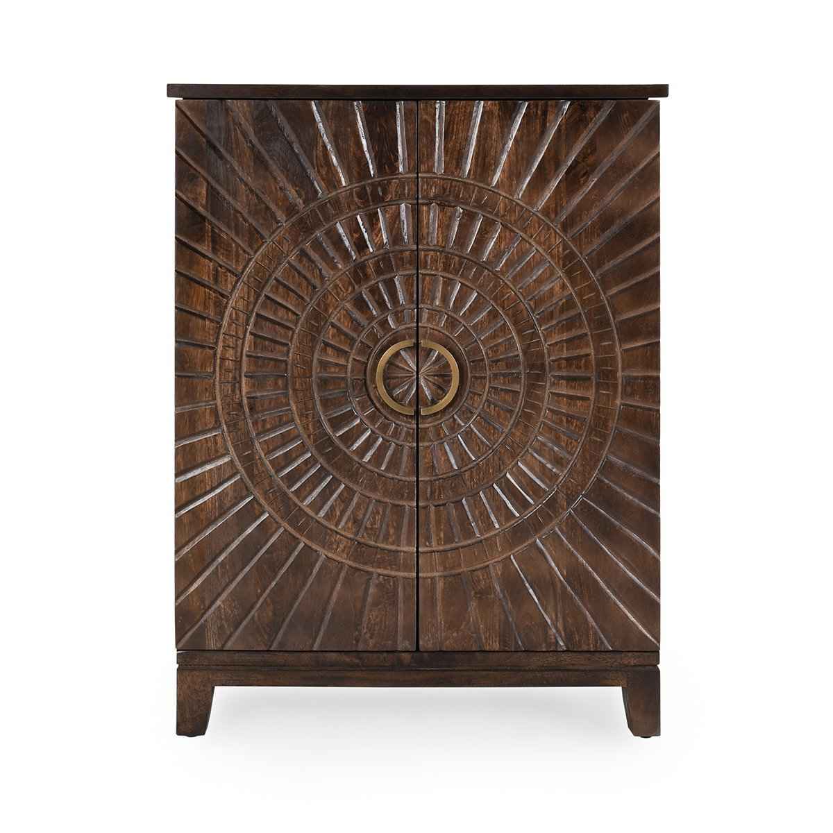 Vivienne Bar Cabinet - Bark Brown by Classic Home at Eve Furniture
