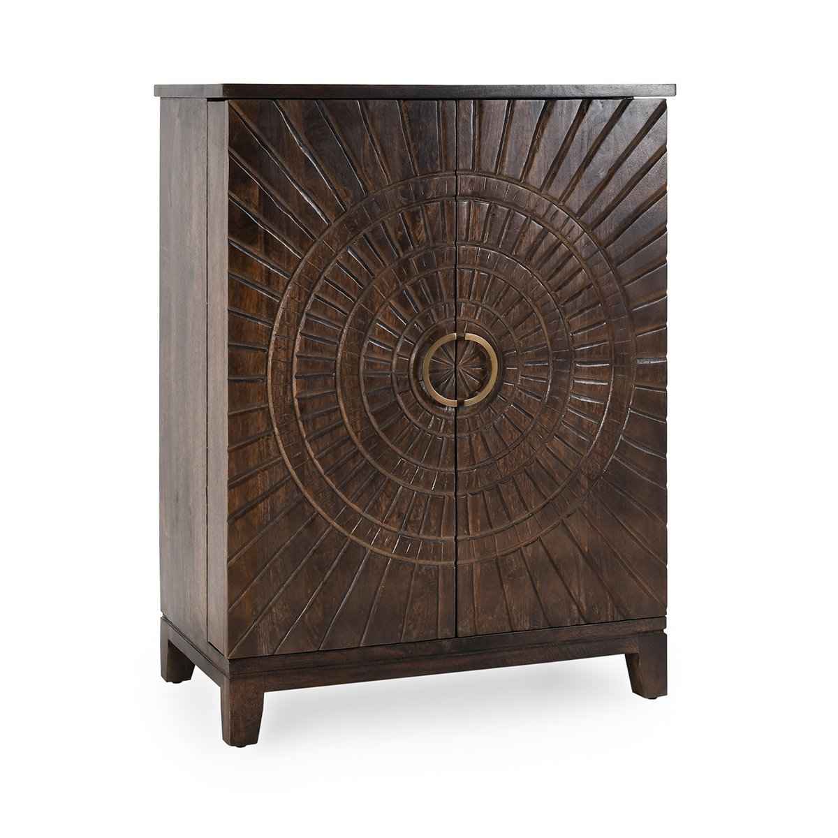 Vivienne Bar Cabinet - Bark Brown by Classic Home at Eve Furniture