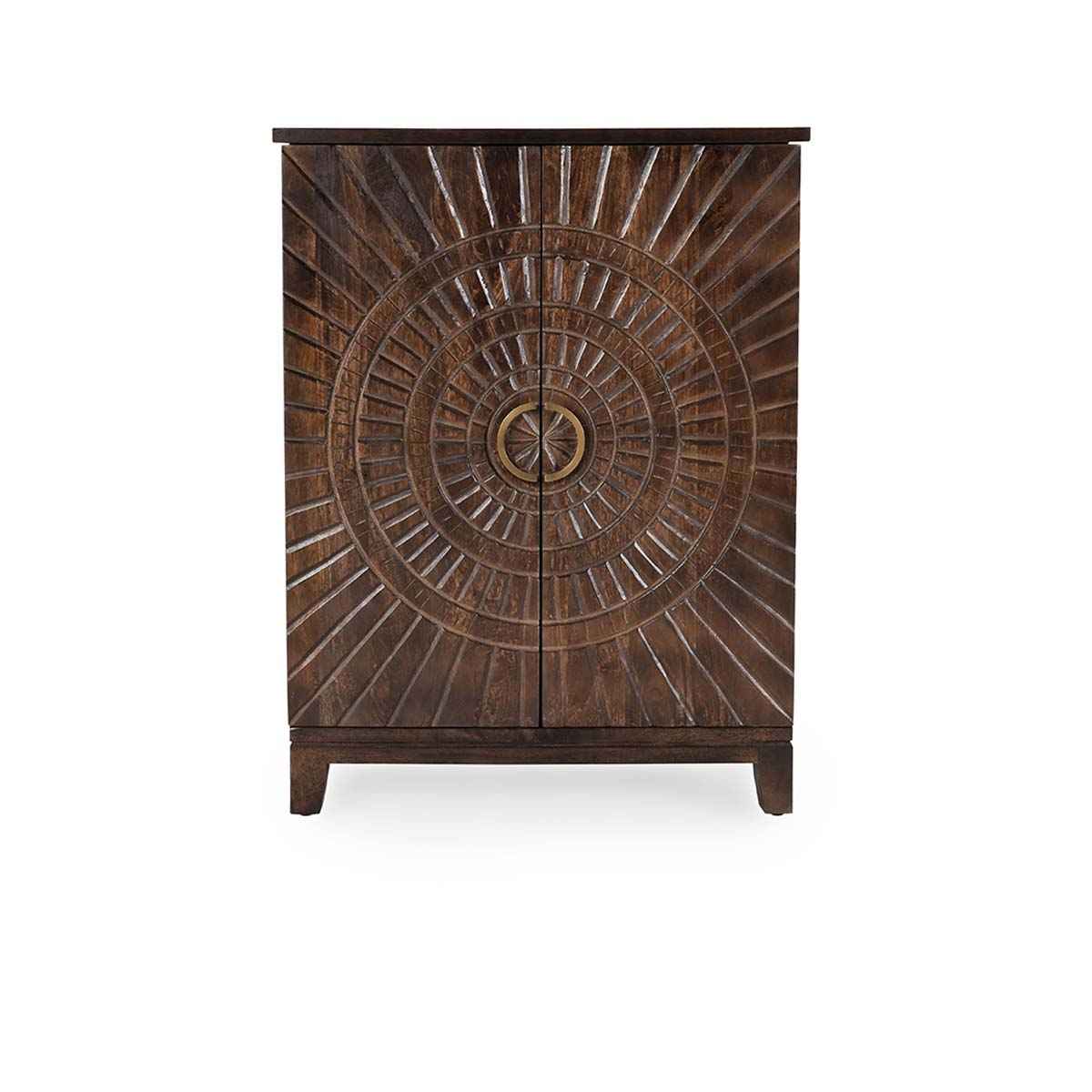 Vivienne Dark Brown Bar Cabinet by Classic Home at Eve Furniture