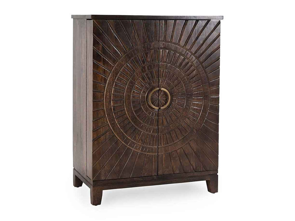 Vivienne Dark Brown Bar Cabinet by Classic Home at Eve Furniture