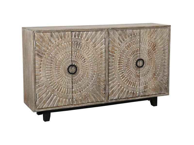 Vivienne Light Gray Cabinet by Classic Home at Eve Furniture
