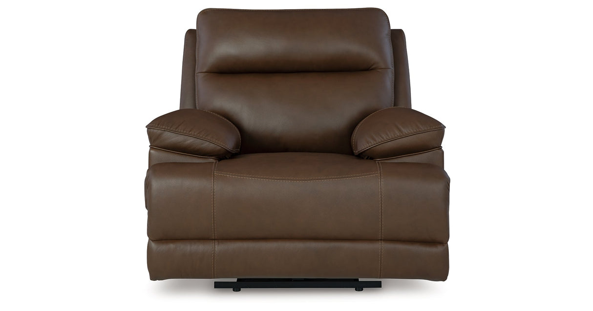 VonRyan Tobacco Power Reclining Living Room Set by Ashley at Eve Furniture