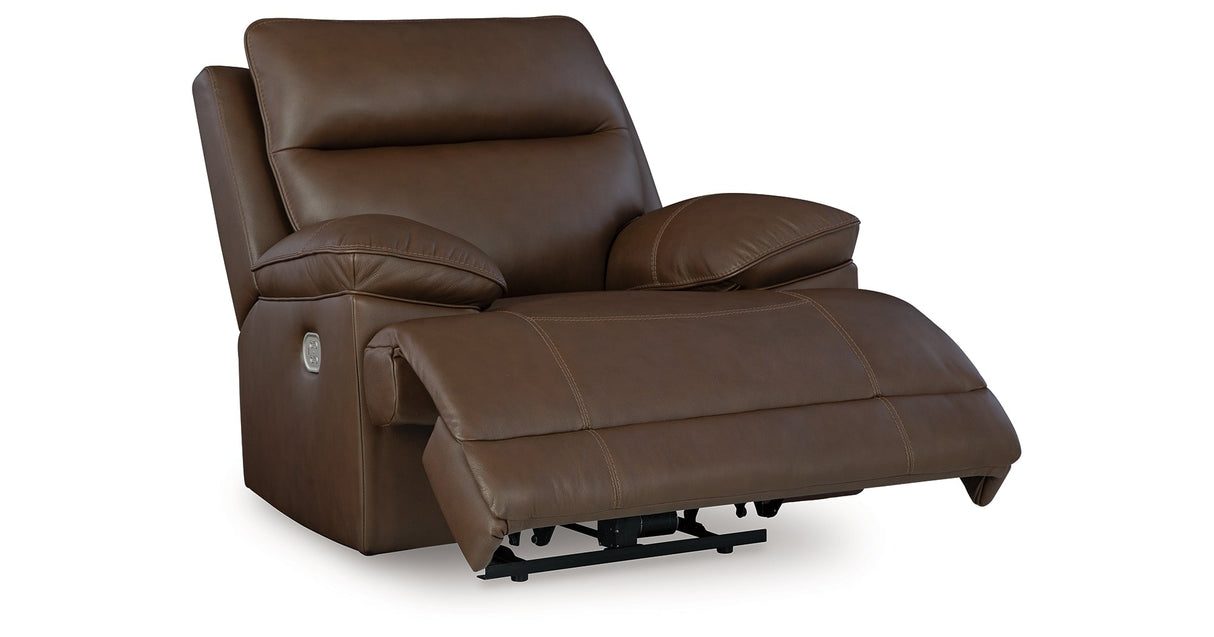 VonRyan Tobacco Power Reclining Living Room Set by Ashley at Eve Furniture