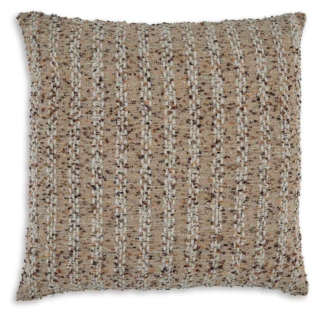 Vorlane Tan/Brown/White Pillow by Ashley at Eve Furniture