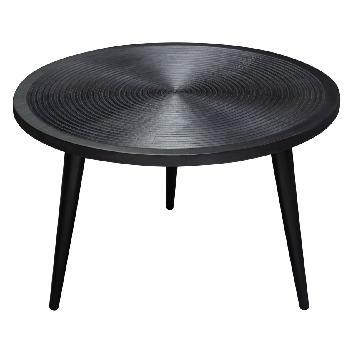 Vortex Black Round Coffee Table by Diamond Sofa at Eve Furniture