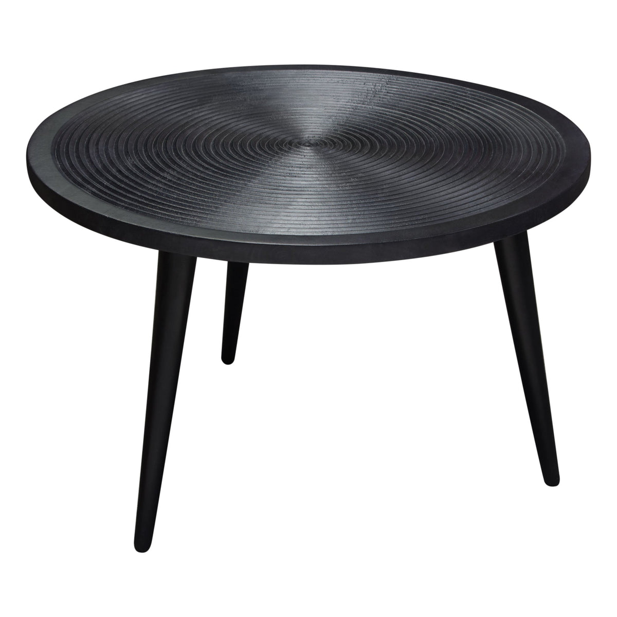 Vortex Black Round Coffee Table by Diamond Sofa at Eve Furniture