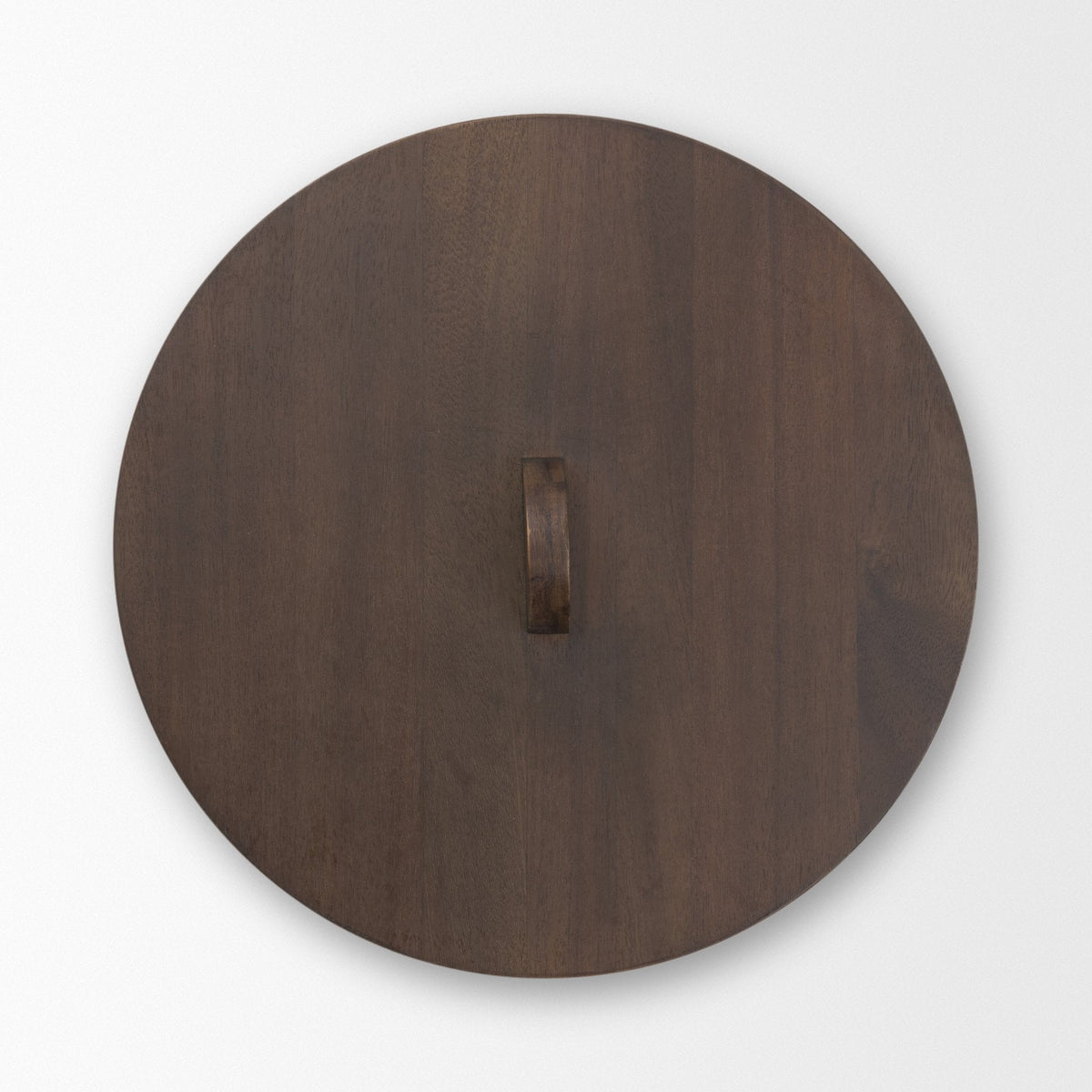 Voss Black Metal w/ Dark Wood Lid Canister by Mercana at Eve Furniture
