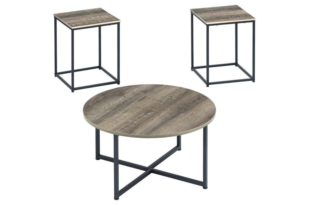 Wadeworth Two-tone Table by Ashley at Eve Furniture