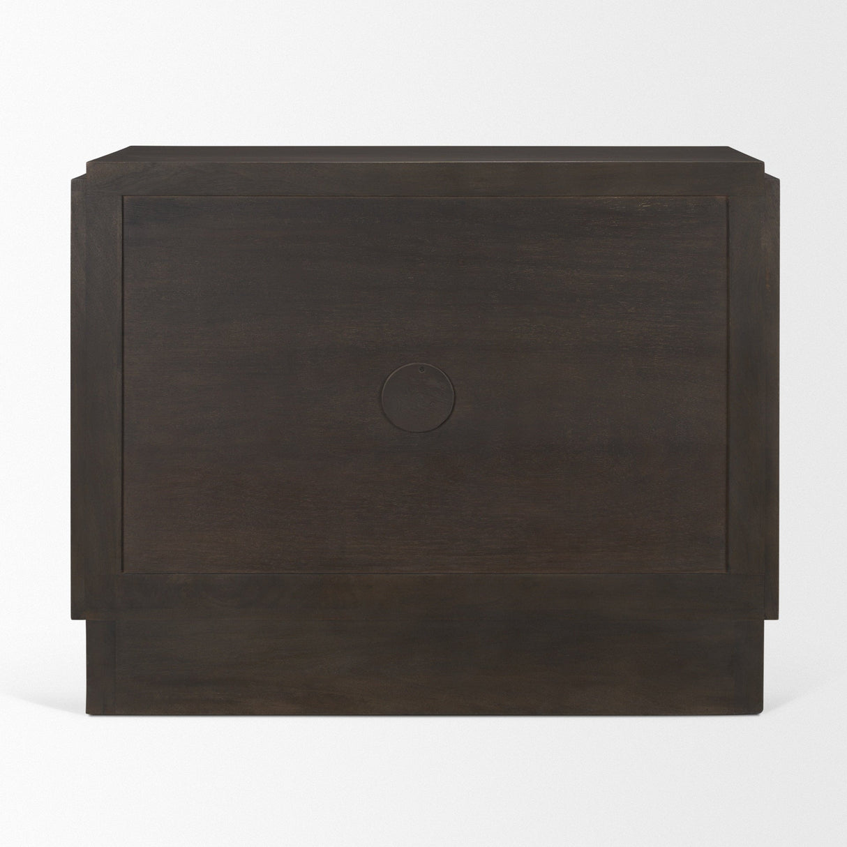 Wagner Dark Brown Wood w/ Arched Design Accent Cabinet by Mercana at Eve Furniture