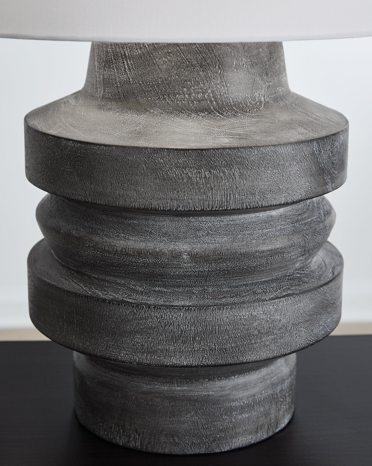 Wahida Distressed Black Table Lamp by Ashley at Eve Furniture