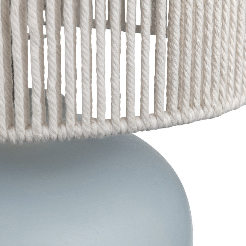 Wakefield Blue/Natural Table Lamp by Crestview at Eve Furniture