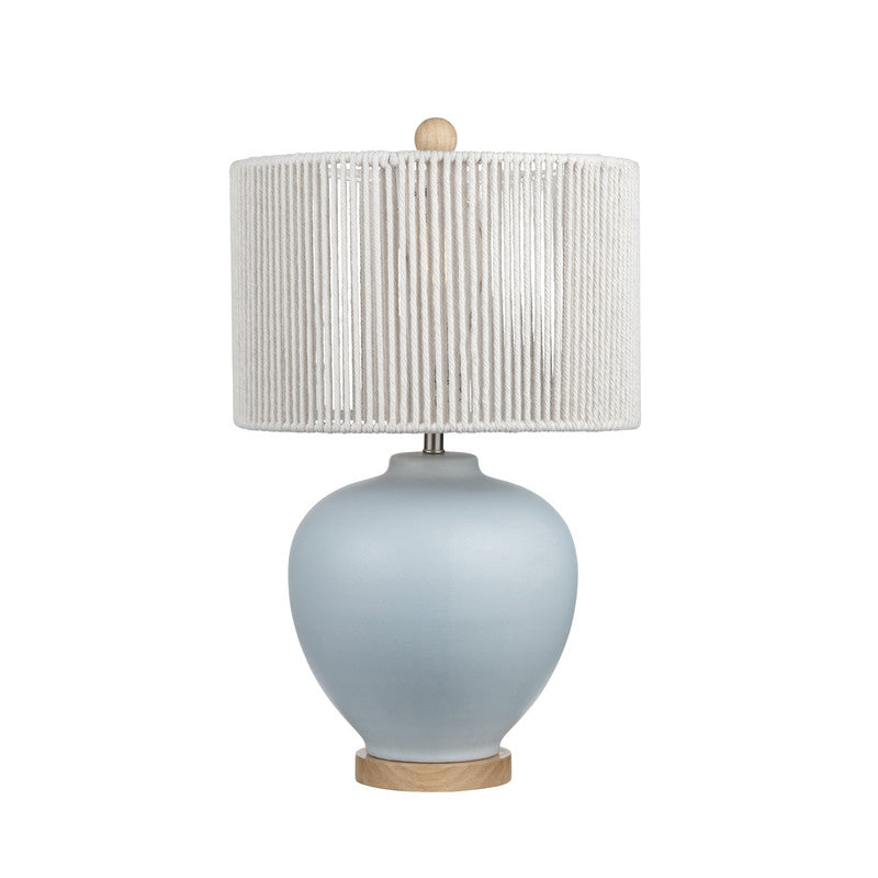 Wakefield Blue/Natural Table Lamp by Crestview at Eve Furniture