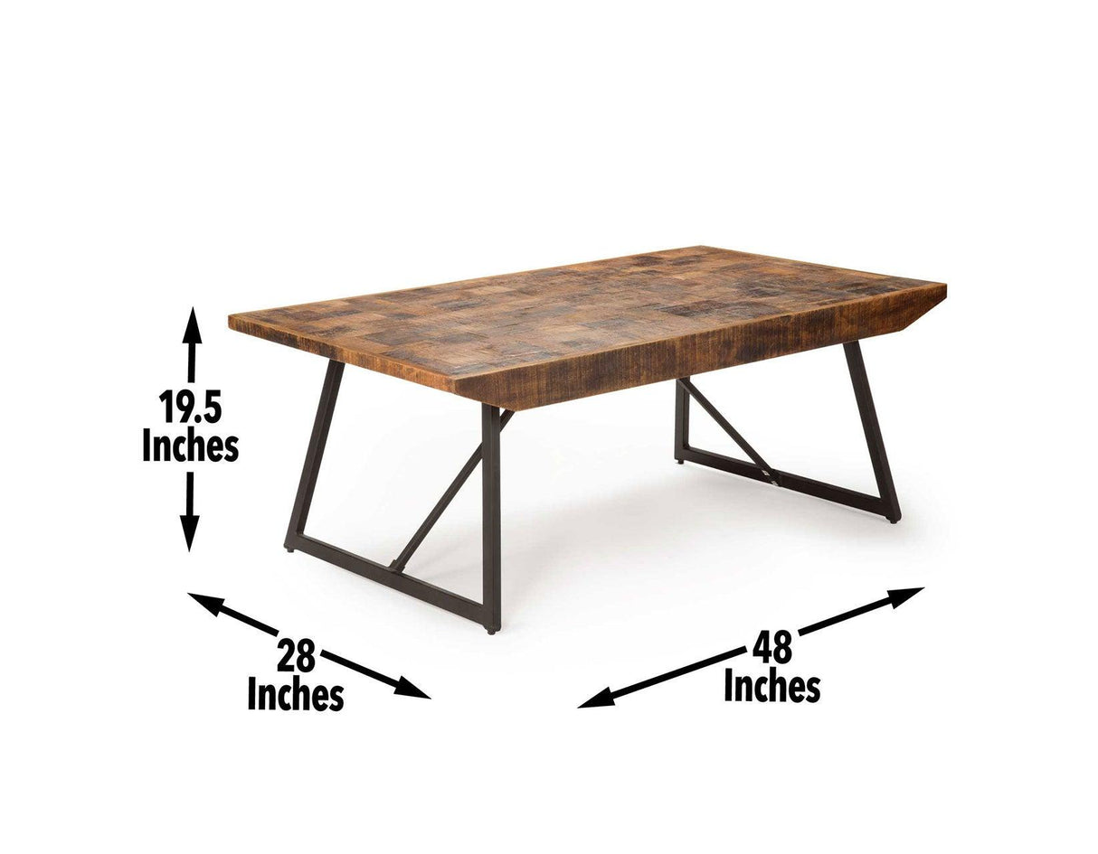 Walden Parquet Cocktail Table by Steve Silver at Eve Furniture