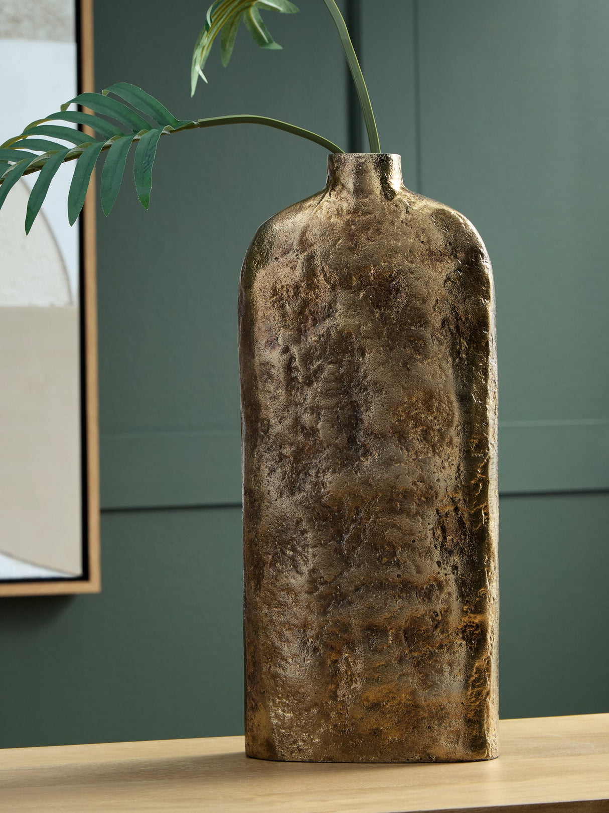 Wallmond Antique Brass Finish Vase by Ashley at Eve Furniture