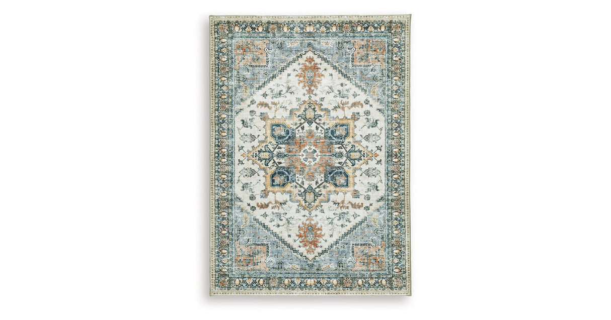Wallney Multi Medium Rug by Ashley at Eve Furniture
