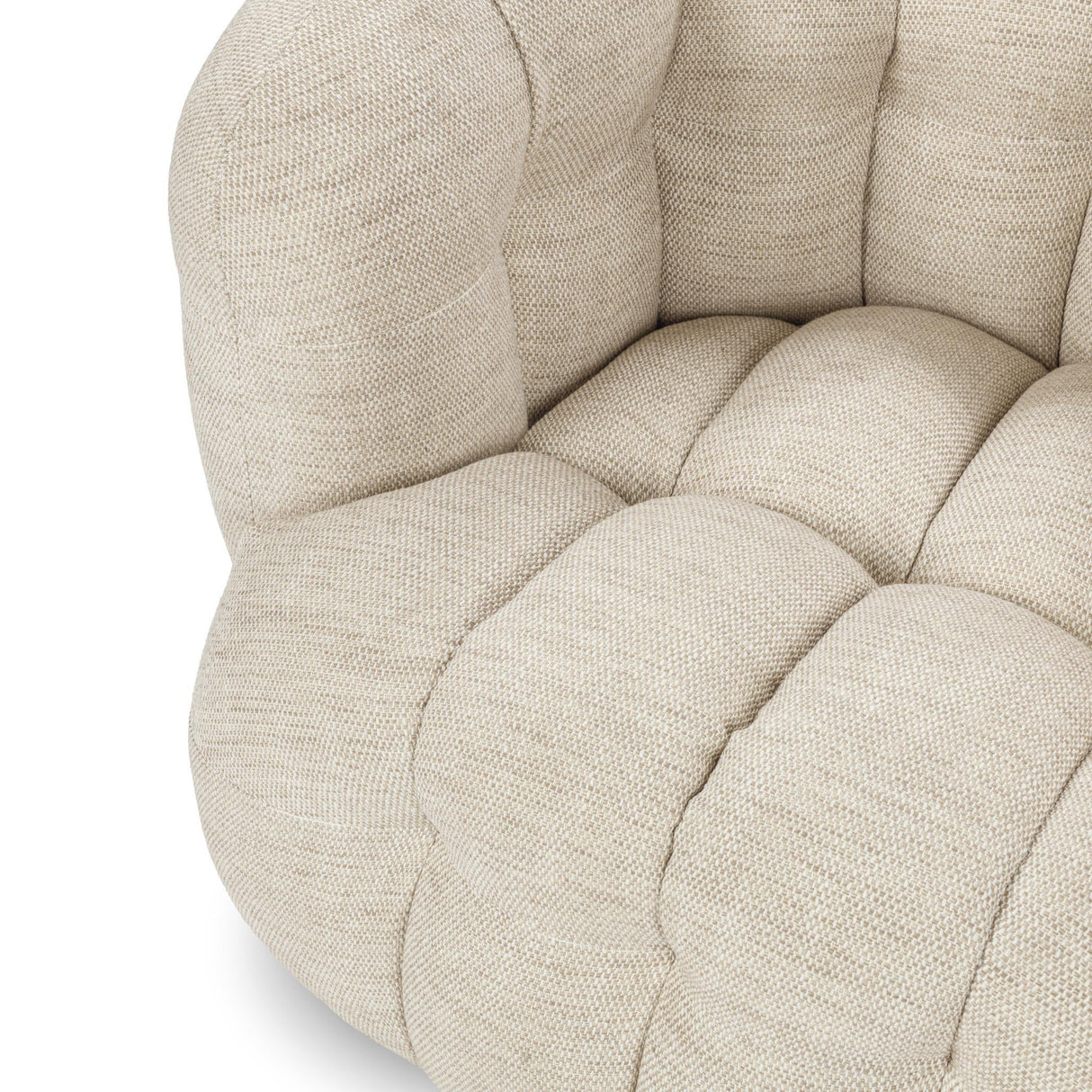 Walter Beige Swivel Chair by Classic Home at Eve Furniture