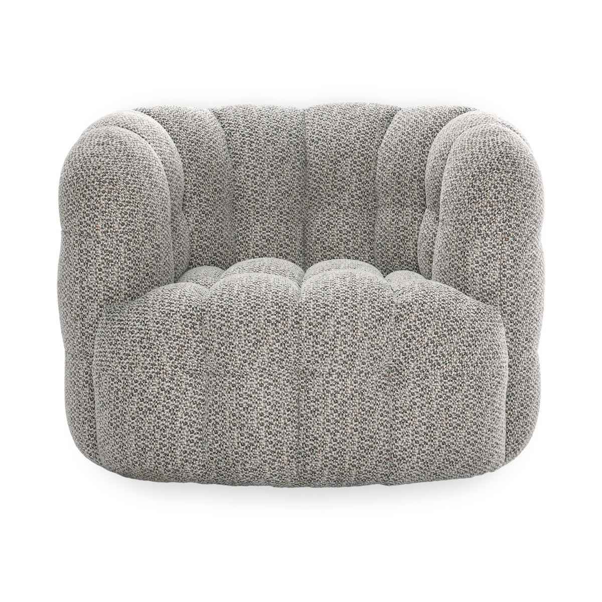 Walter Swivel Chair - Heathered Gray by Classic Home at Eve Furniture