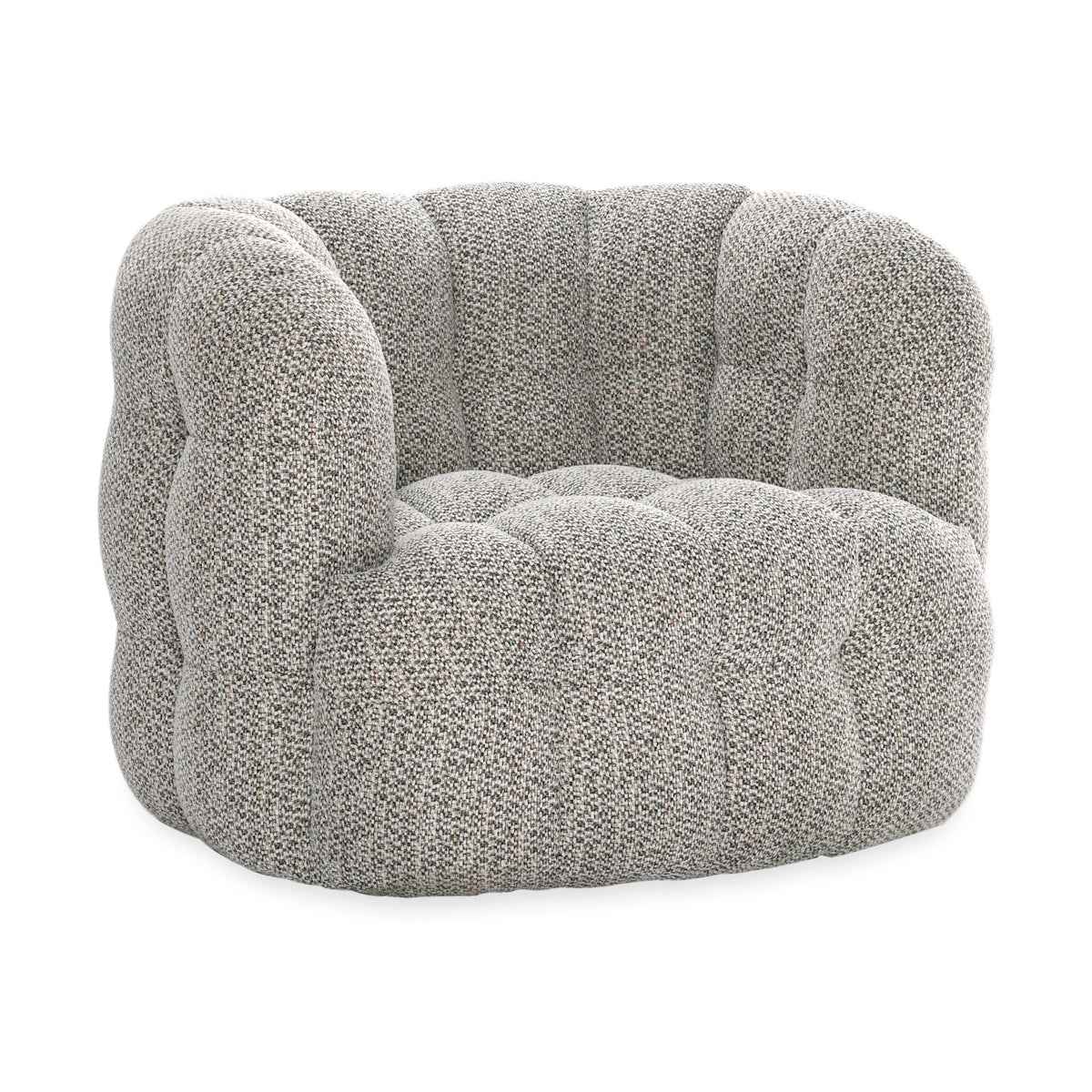 Walter Swivel Chair - Heathered Gray by Classic Home at Eve Furniture