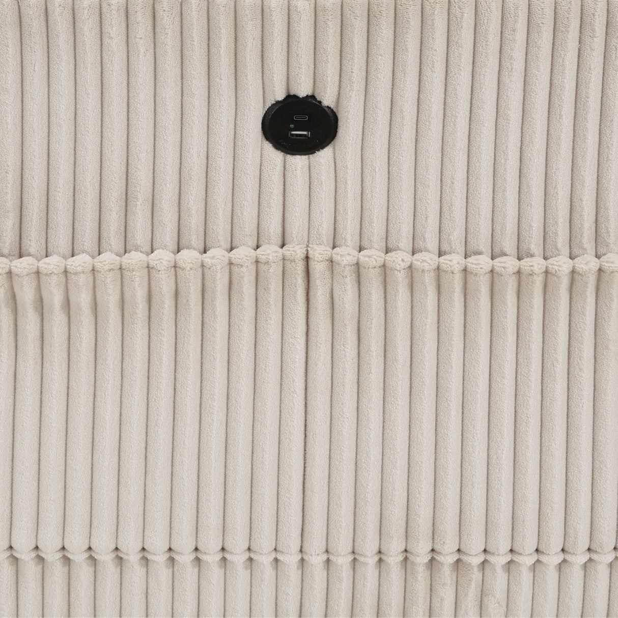 Walterboro Beige Corduroy 8-Piece Sectional with Storage by Homelegance at Eve Furniture