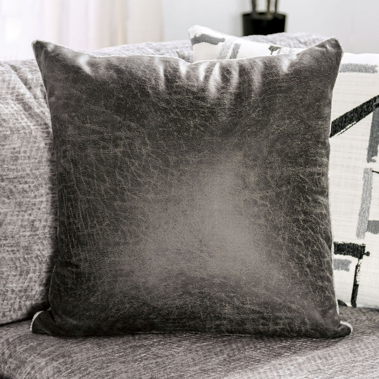 Walthamstow Gray Sectional by Furniture of America at Eve Furniture