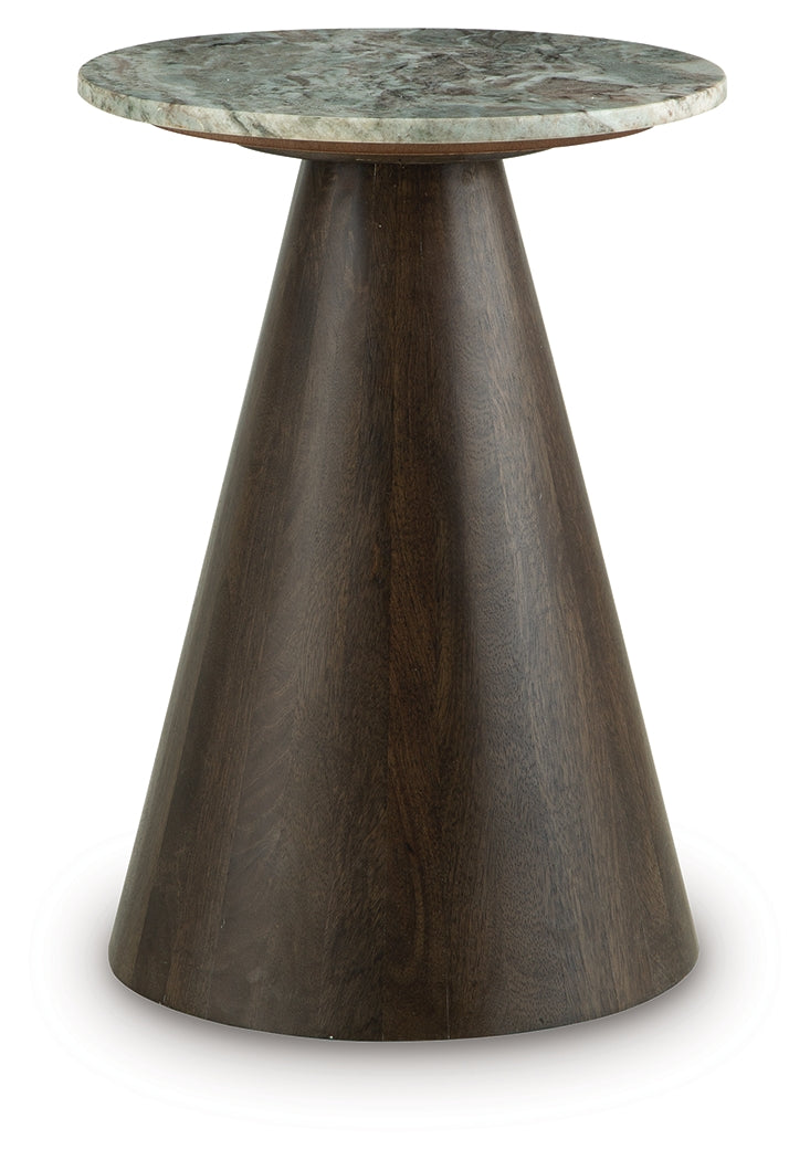 Waltnor Gray/White/Brown Accent Table by ASHLEY FURNITURE at Eve Furniture