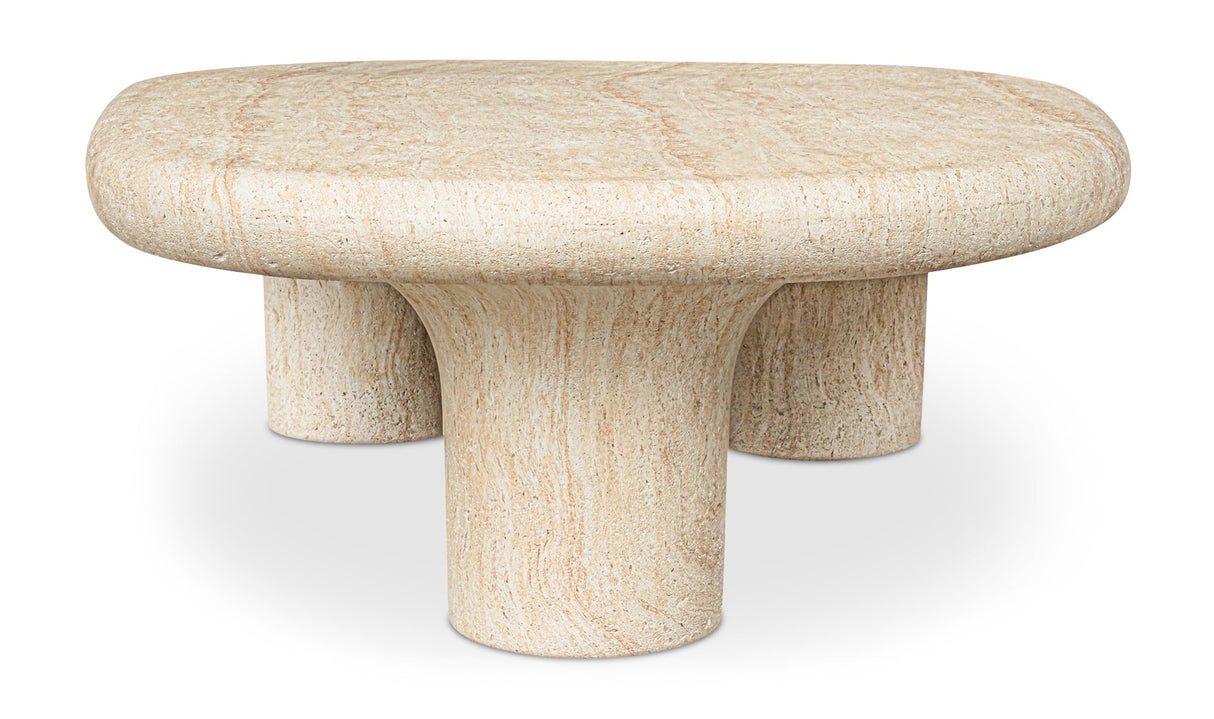Warby Outdoor Coffee Table beige by Moe's Home at Eve Furniture
