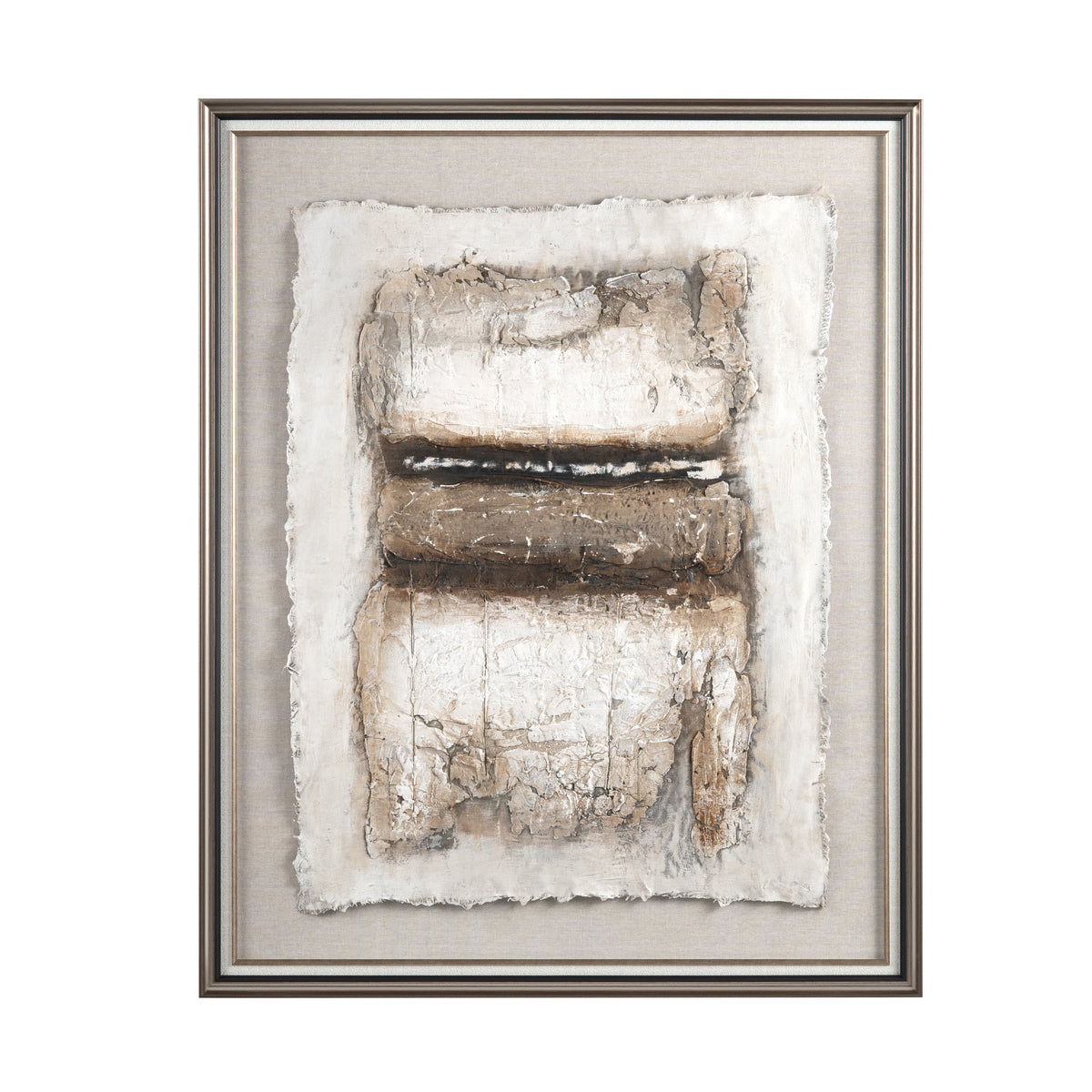 Warm Crackles Brown/Cresm Canvas by Crestview at Eve Furniture