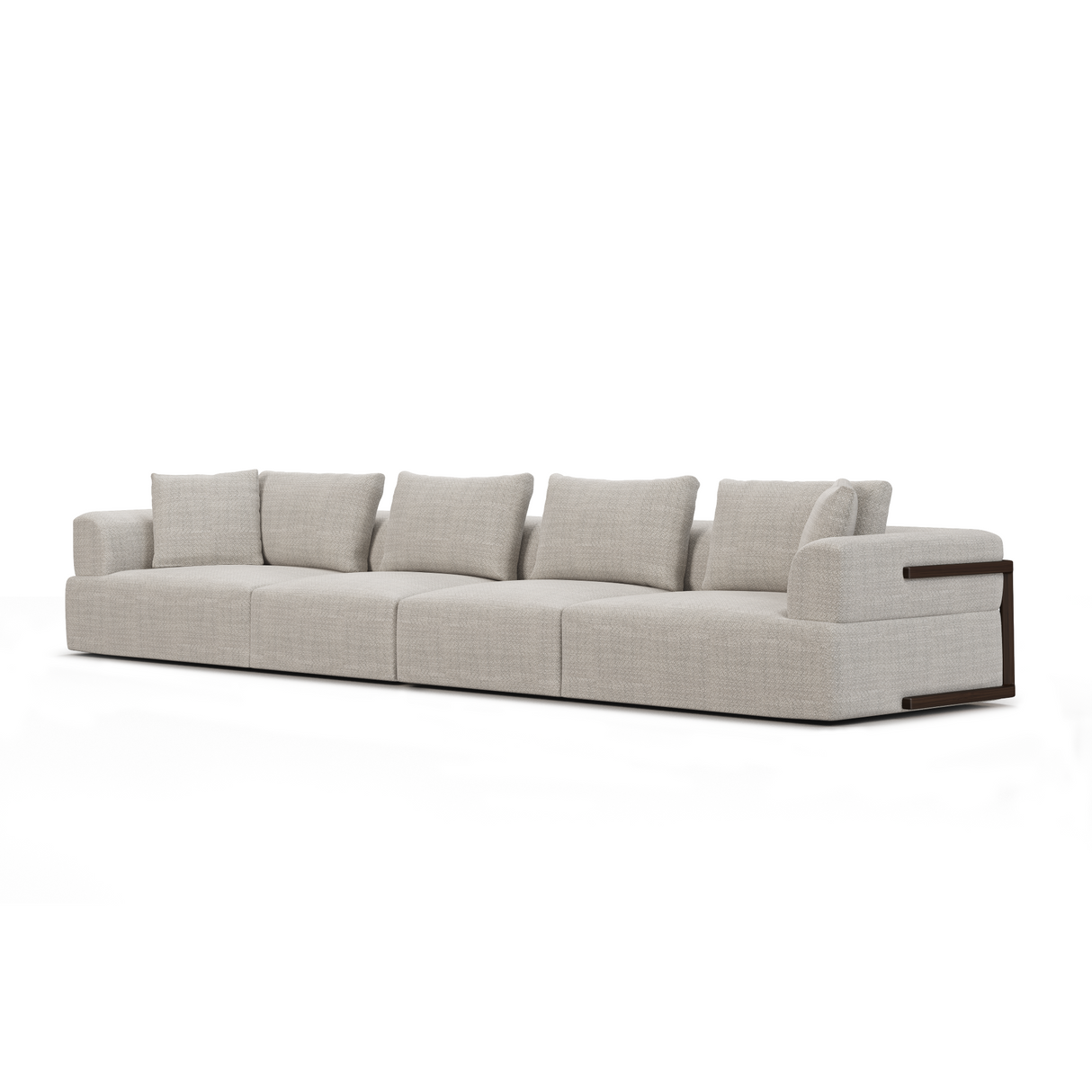 Warner Beige 2 Piece Long Sofa Set by Mercana at Eve Furniture