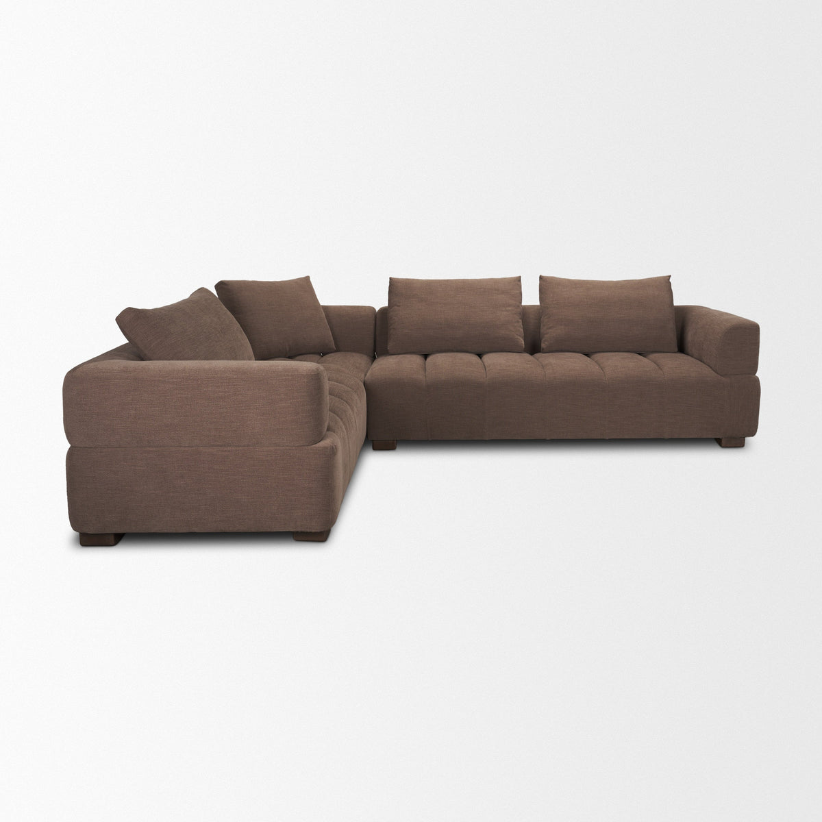 Warner Channel 3 Piece Sofa Set w/S Corner Piece w/Back Cushions by Mercana at Eve Furniture