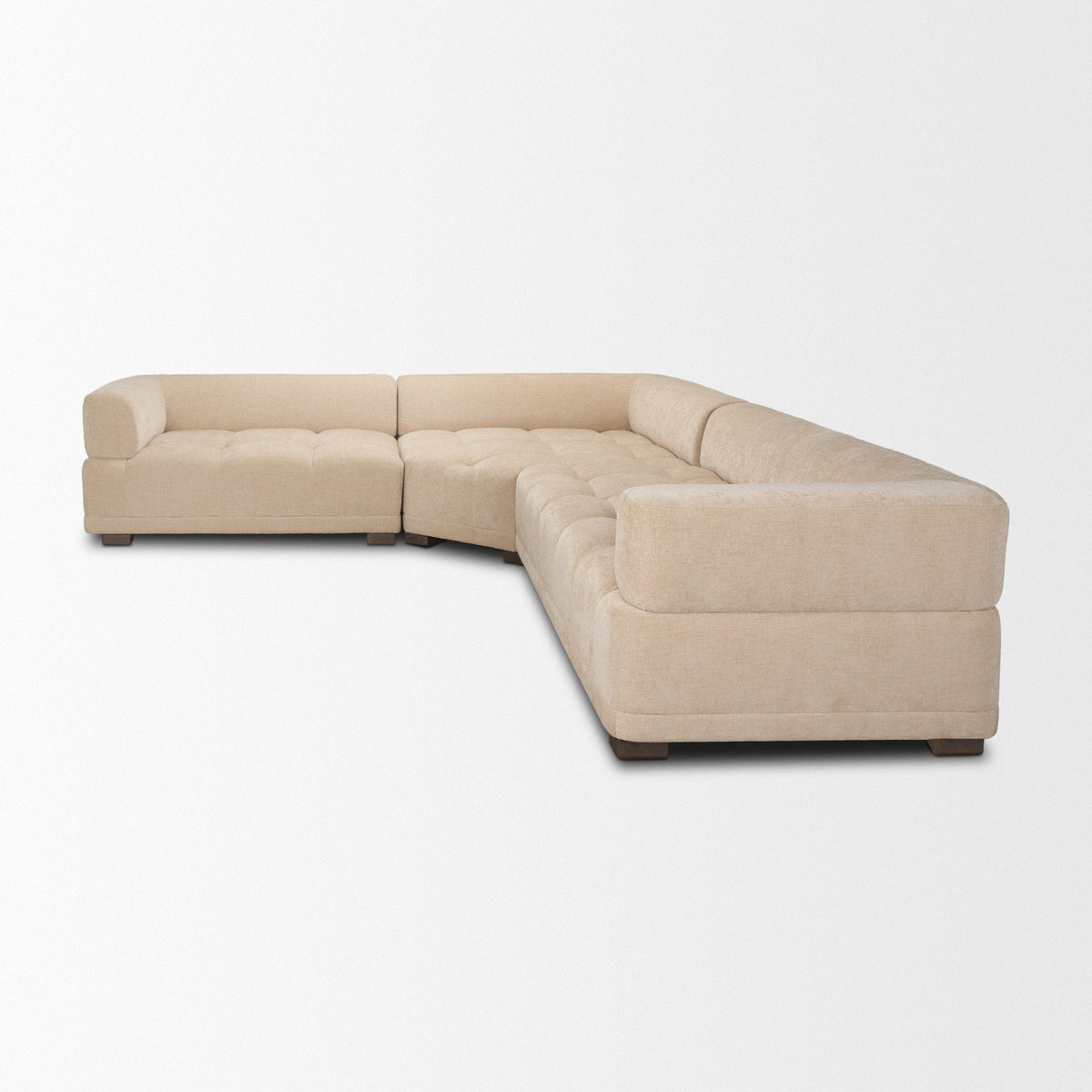 Warner Quilt 3 Piece Sofa Set w/Corner Piece by Mercana at Eve Furniture