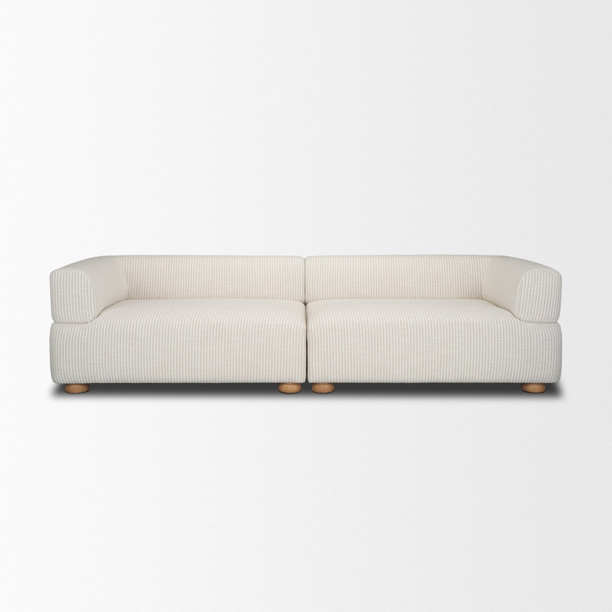 Warner Stripe 2 Piece Sofa Set by Mercana at Eve Furniture