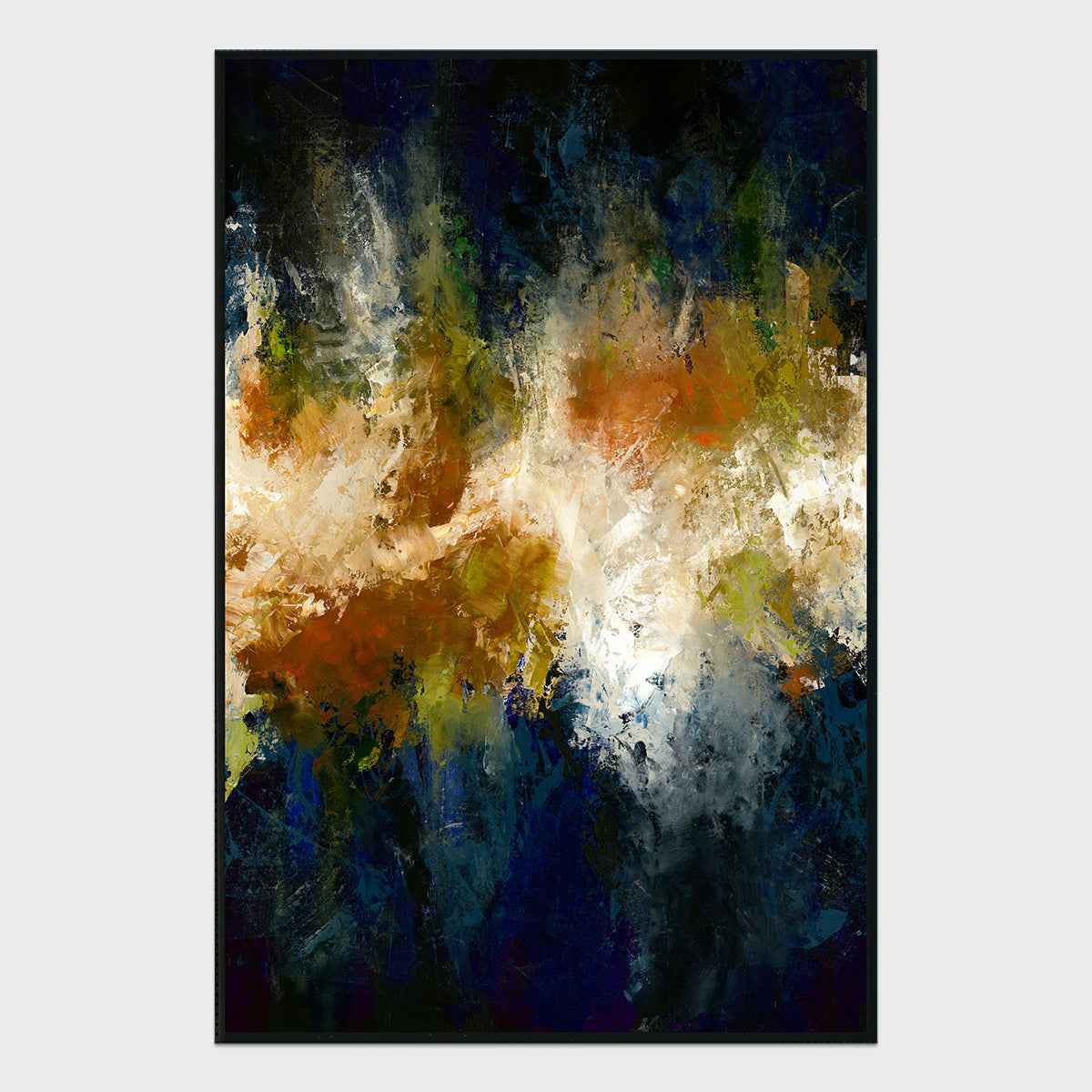 Warren Blue Painting Art 48x72 by Buddy Whitlock by Classic Home at Eve Furniture