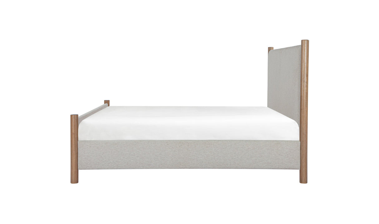 Warren King Bed Beige by Moe's Home at Eve Furniture
