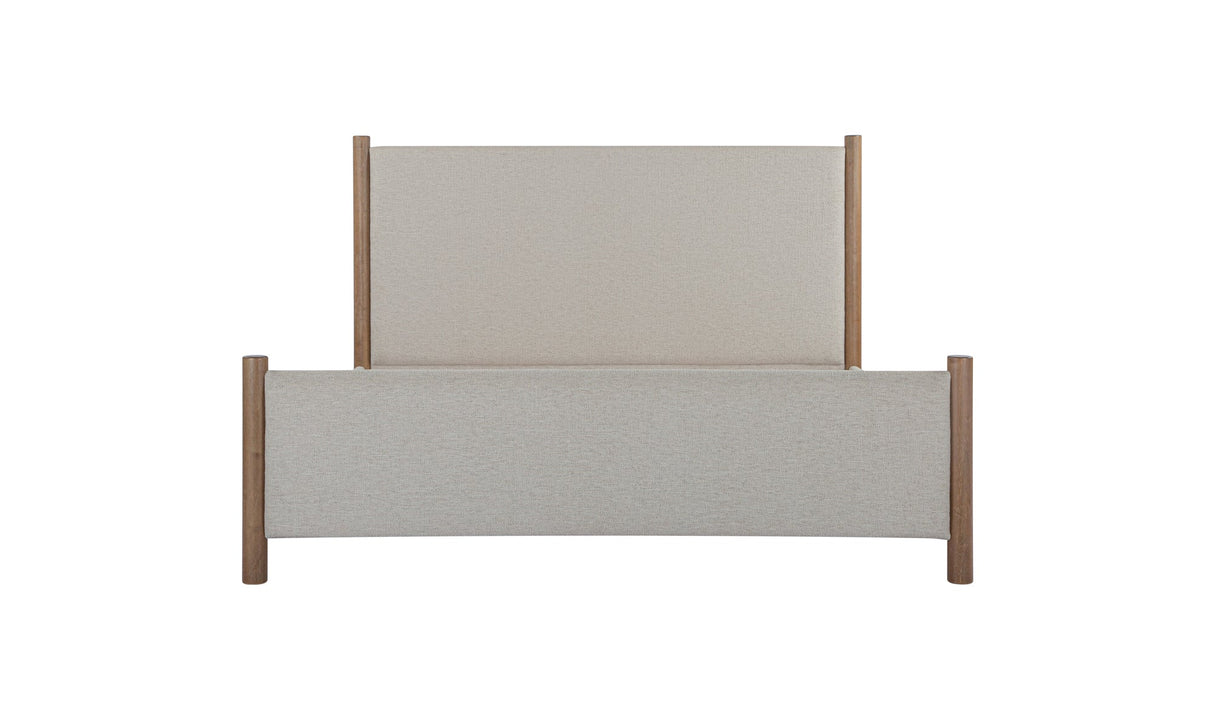 Warren King Bed Beige by Moe's Home at Eve Furniture