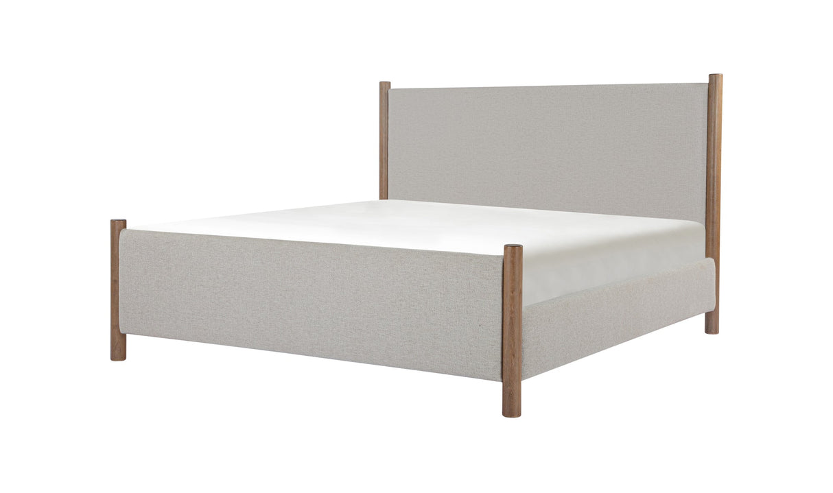 Warren King Bed Beige by Moe's Home at Eve Furniture