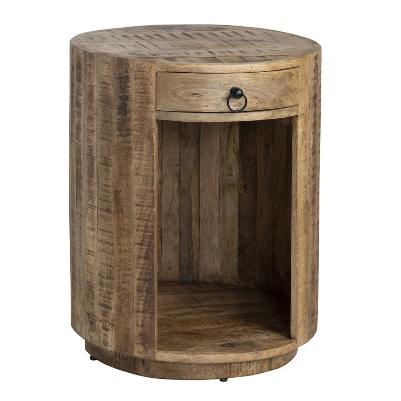 Washburne Brown Side Table by Crestview at Eve Furniture