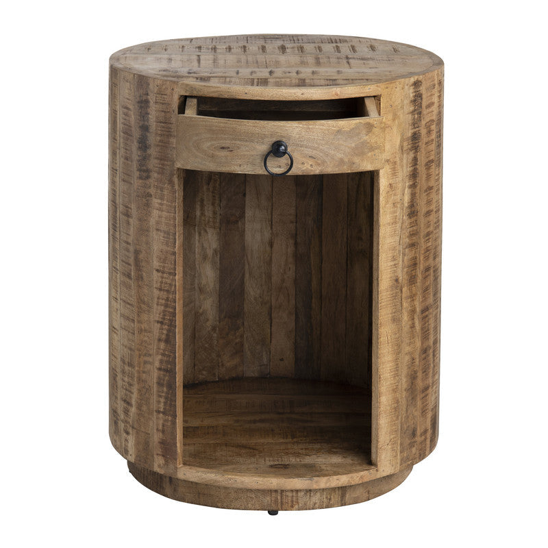 Washburne Brown Side Table by Crestview at Eve Furniture