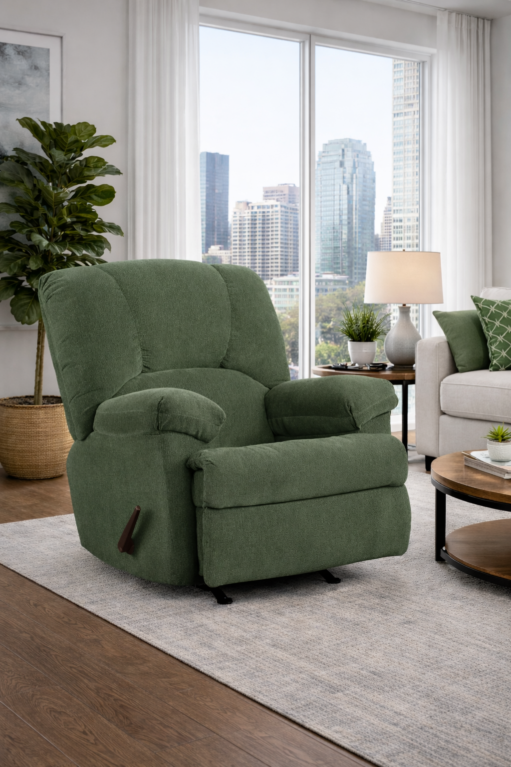 Washington Pine Rocker Recliner