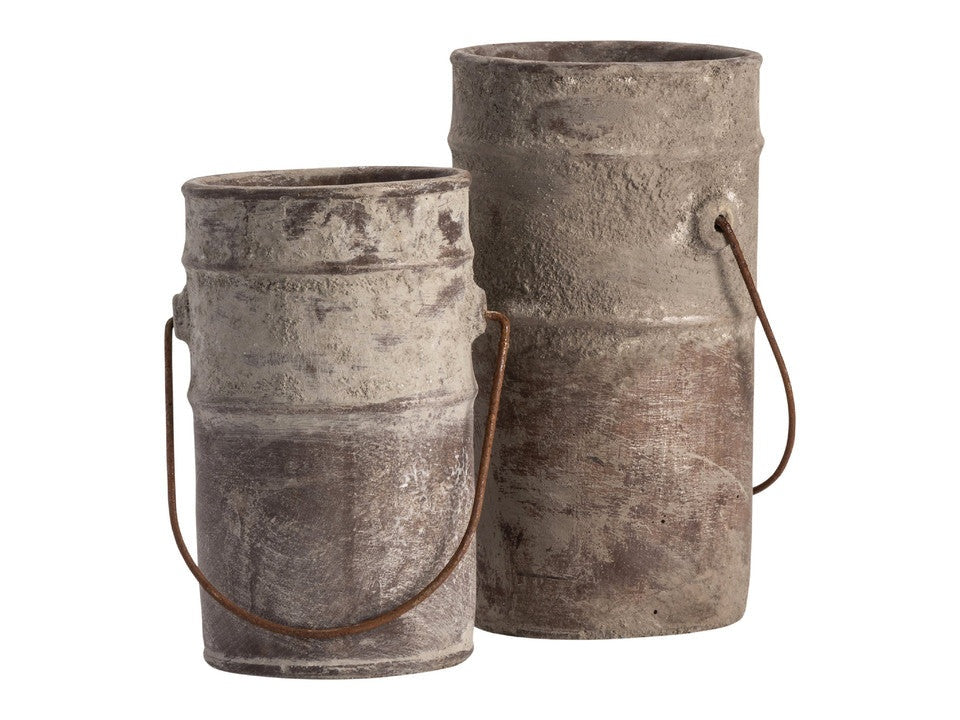 Water Rust Water Pails (Set of 2) by Crestview at Eve Furniture