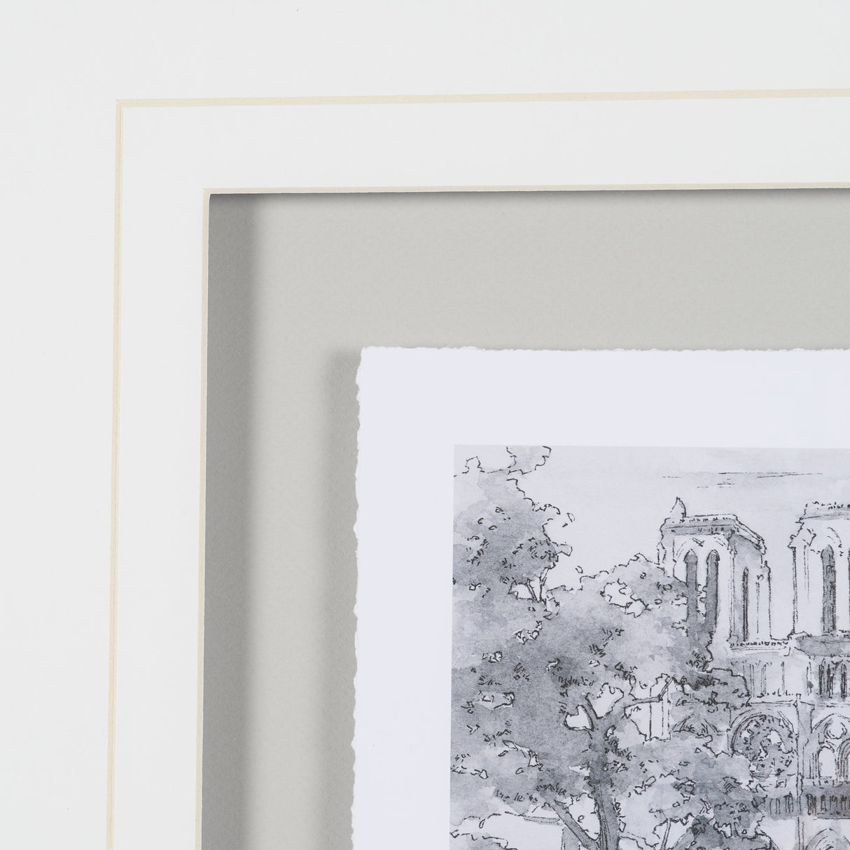 Water Side II by PanPan a Framed Art Print Matted under Glass by Mercana at Eve Furniture
