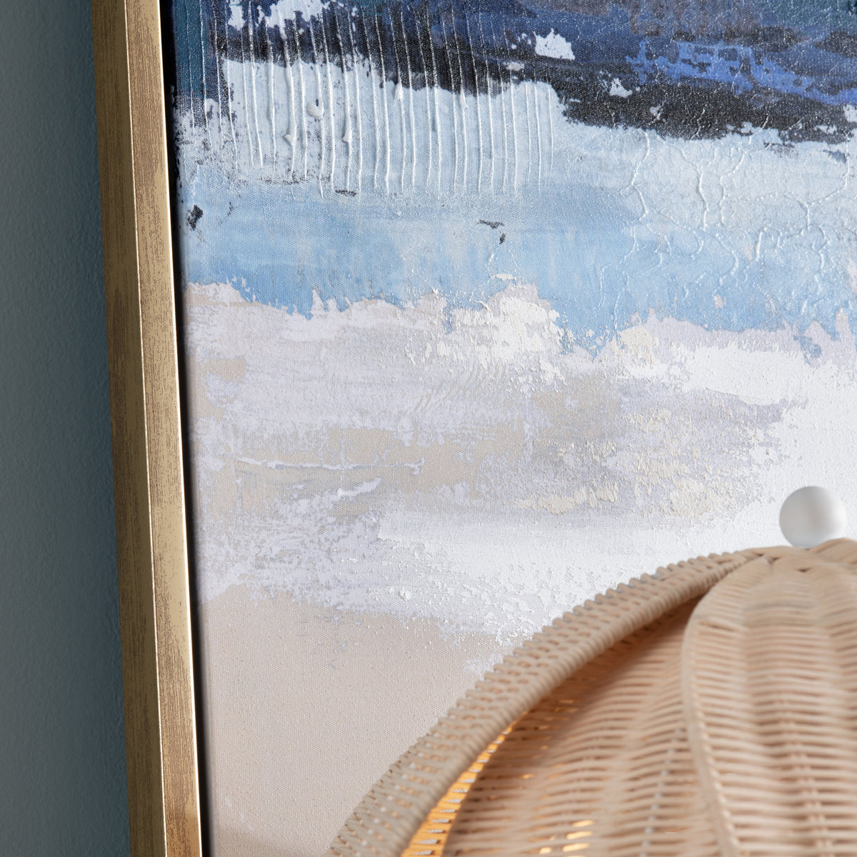 Waterside Blue/White Canvas by Crestview at Eve Furniture