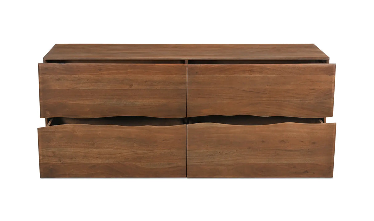Watson 4 Drawer Dresser Brown by Moe's Home at Eve Furniture