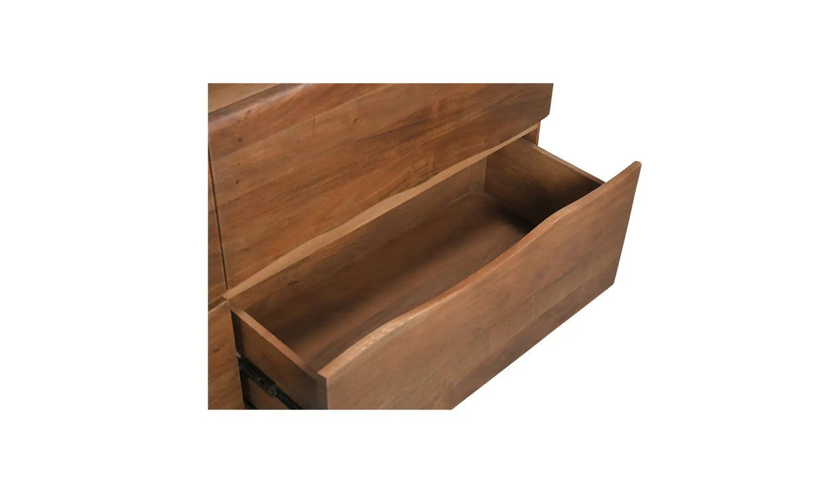 Watson 4 Drawer Dresser Brown by Moe's Home at Eve Furniture