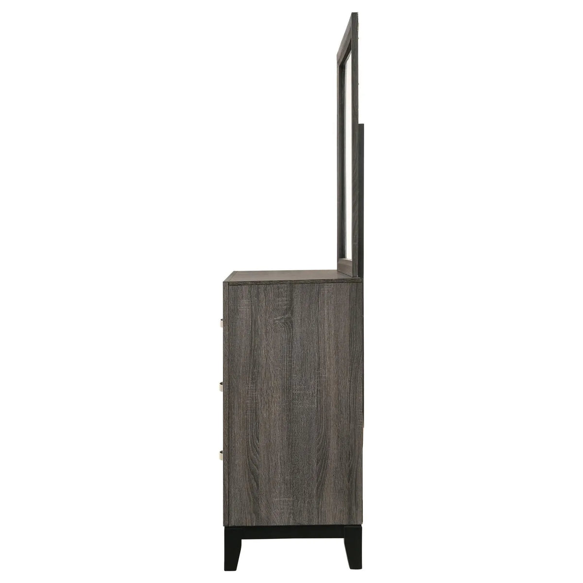 Watson 6-drawer Dresser with Mirror Grey Oak and Black by Coaster at Eve Furniture