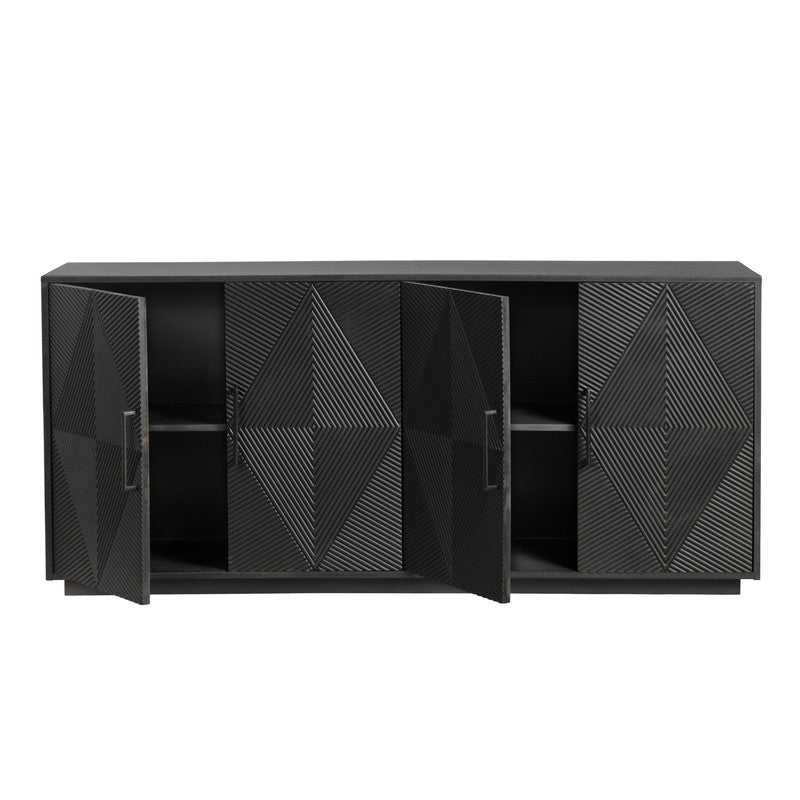 Watson Black Sideboard by Crestview at Eve Furniture