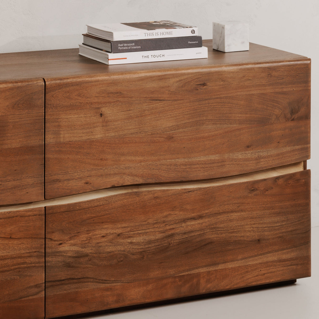 Watson Brown 4 Drawer Dresser by Moe's Home at Eve Furniture