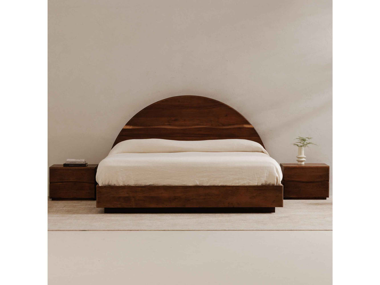 Watson Brown Queen Bed by Moe's Home at Eve Furniture