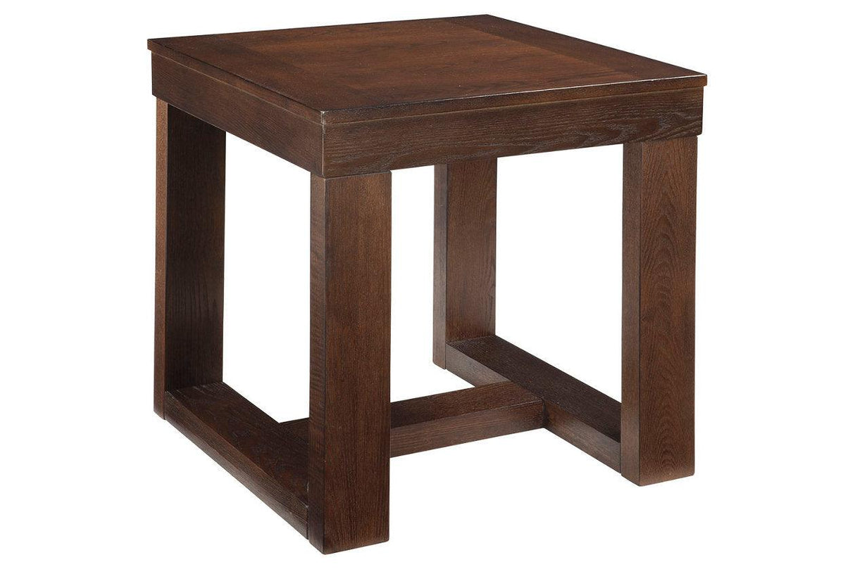 Watson Dark Brown End Table by Ashley at Eve Furniture