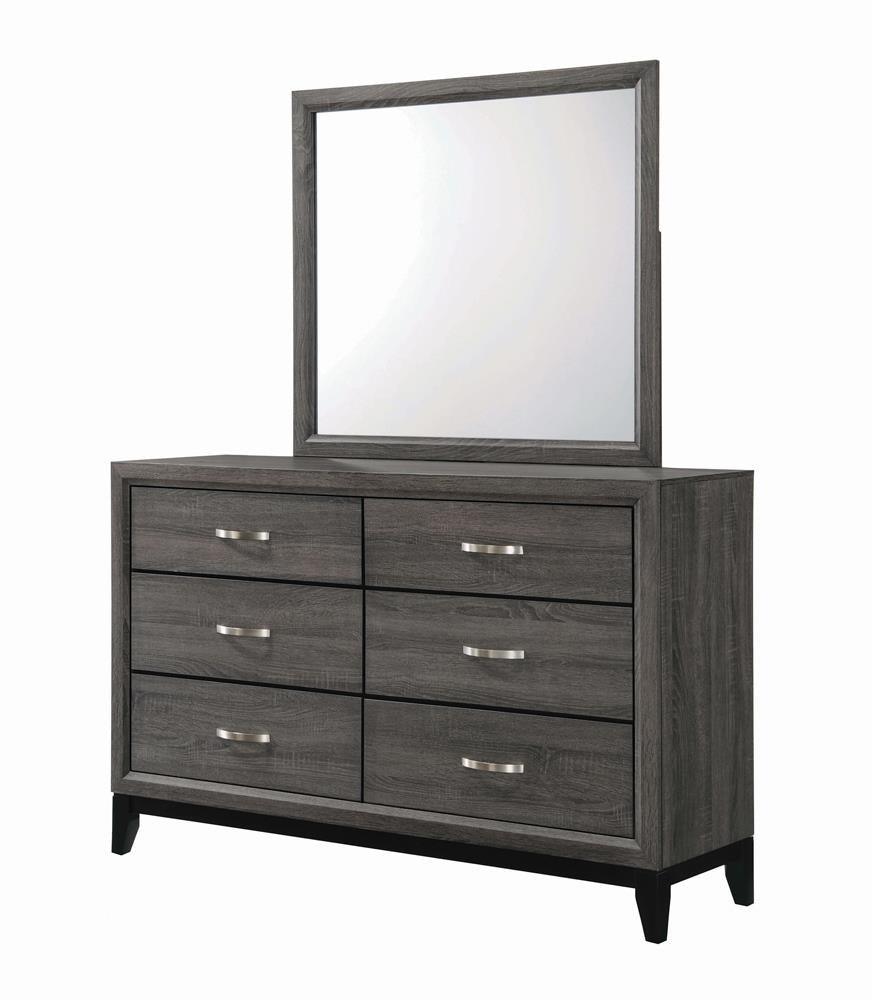 Watson Gray Oak Mirror by Coaster at Eve Furniture