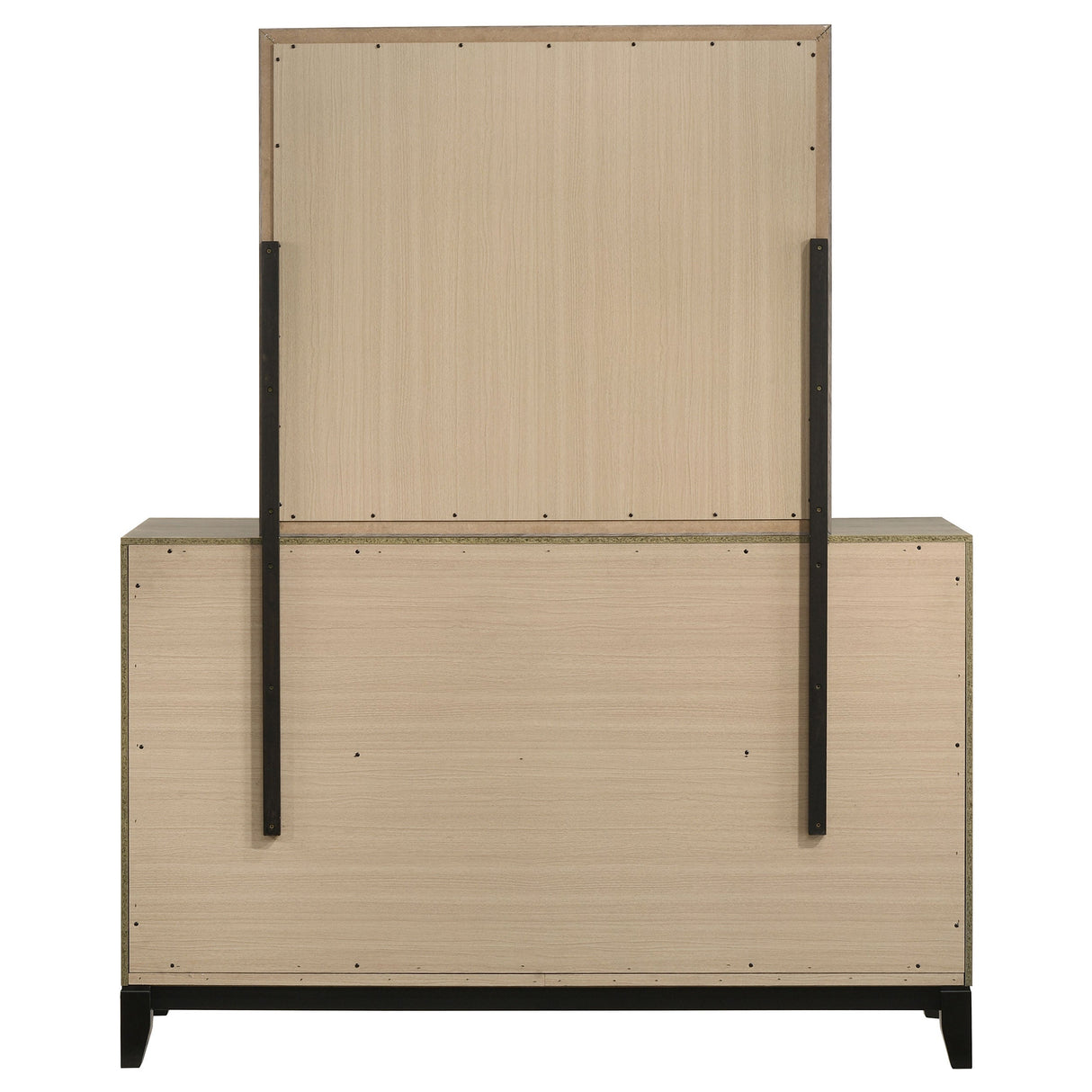 Watson Light Taupe 6-drawer Bedroom Dresser and Mirror by Coaster at Eve Furniture